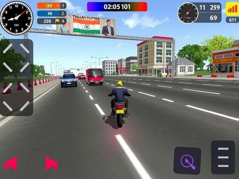 Jabalpur Speed Quest multiplayer racing scene
